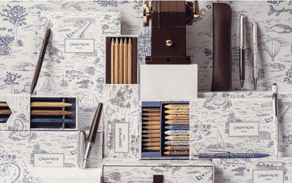 Limited Edition Mixed Media Set Caran D'ache Toile de Jouy