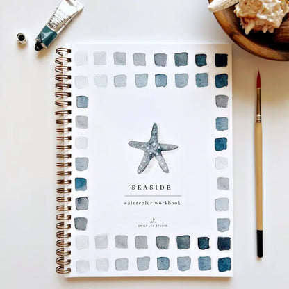 Aquarelverf werkboek - Seaside- emily lex studio watercolor workbook
