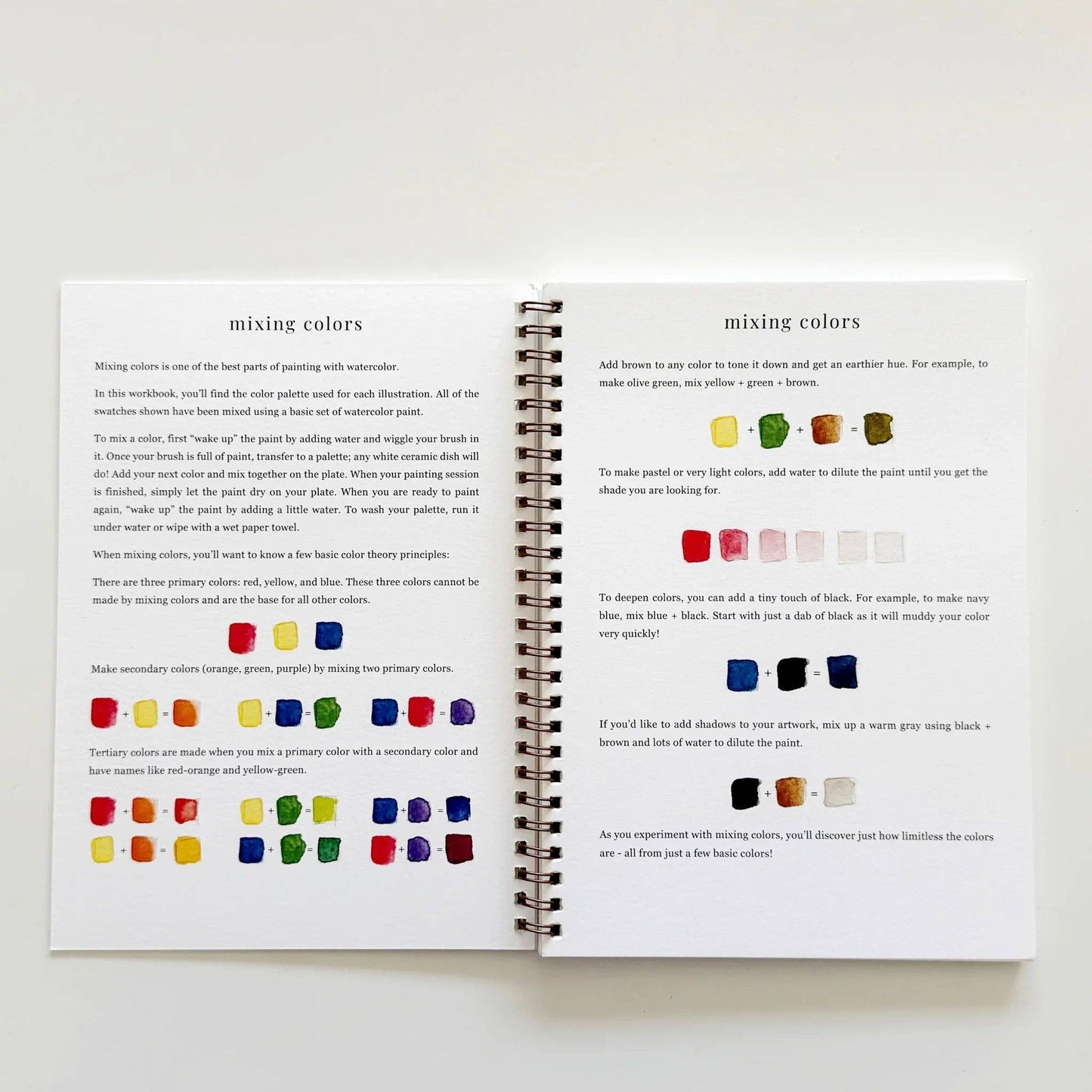 Aquarelverf werkboek - Fruit - emily lex studio watercolor workbook