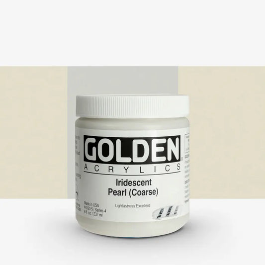 Golden Heavy Body Acrylverf – 237 ml  – Parelmoer Coarse Iridescent