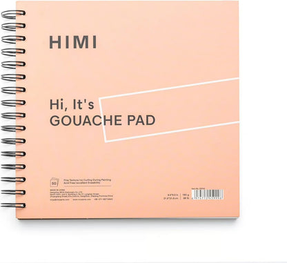 HIMI Gouache Set Pad  21,6 x 26.6 cm  50 vellen 160 g roze