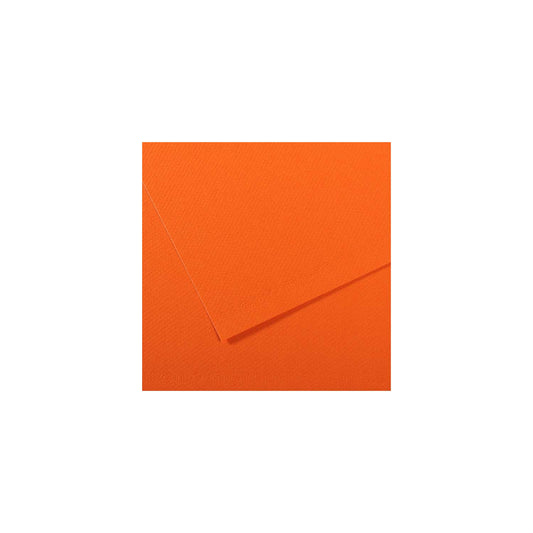 10 vel 160 grs Mi-Teintes gekleurd papier, no 453 rood oranje 50x65cm