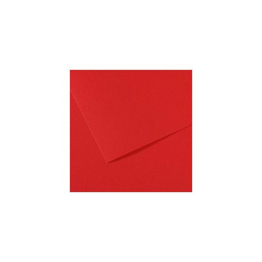 10 vel 160 grs Mi-Teintes gekleurd papier, no 505 rood 50x65cm