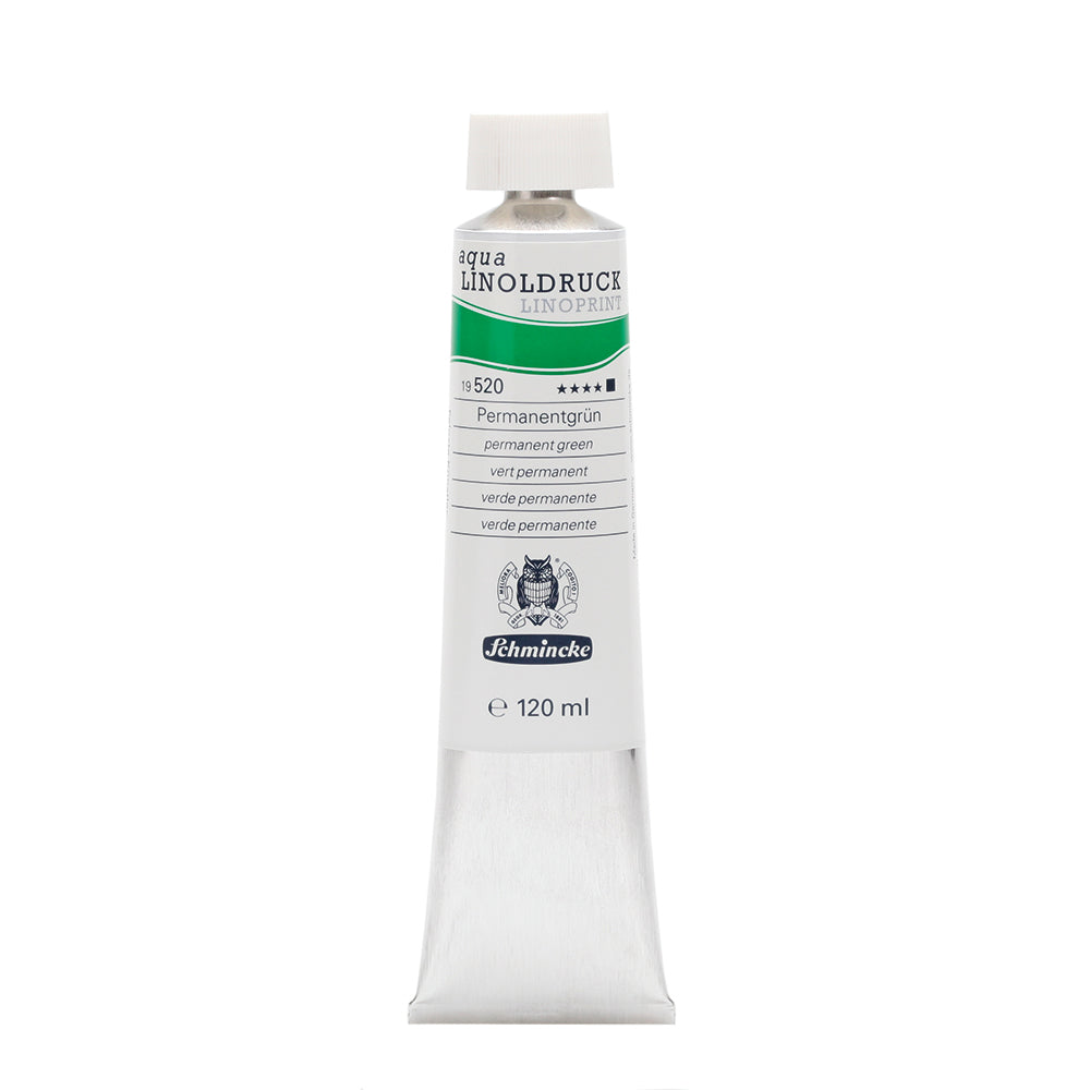 Blockprint inkt Waterbasis 120ml Schmincke Permanent Groen no 520