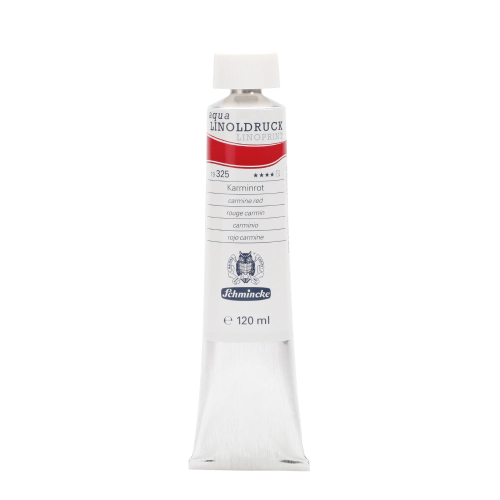 Blockprint inkt Waterbasis 120ml Schmincke Karmijn (blauwneigend) Rood no 3325