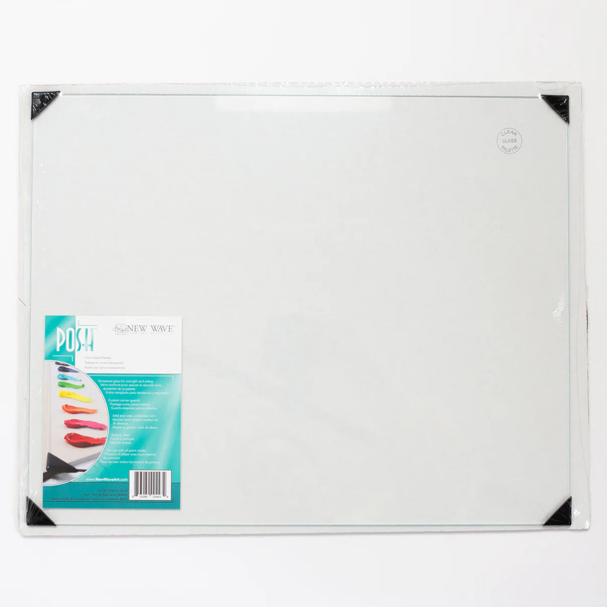 Glazen Palet Transparant 40X50cm Masterson