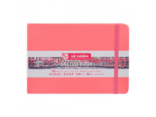 Schetsboekje Koraal Roze A5 21x14,8cm Talens ArtCreation