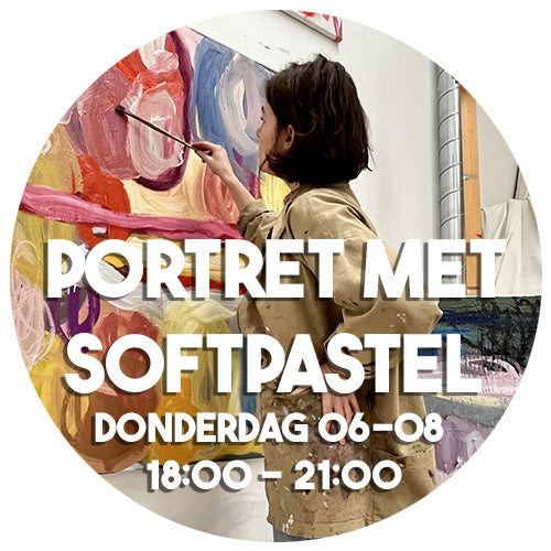 Donderdag 6 augustus 18:00 - 21:00 - Workshop Portret met Softpastel