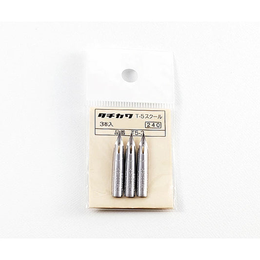 Tachikawa No. 5 - School Type Nib - Pack of 3