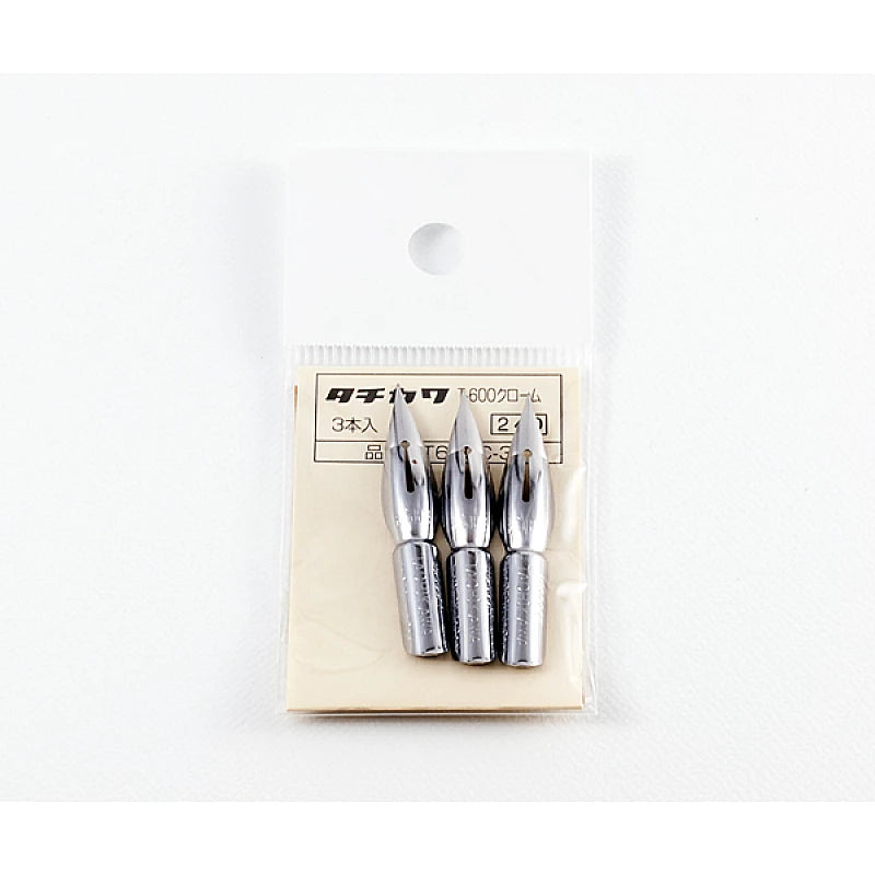 Tachikawa No. 600 - Spoon Model Nib Penpunt - Set van 3
