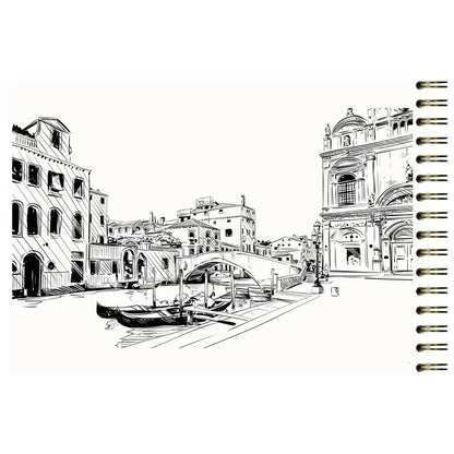 A5 180g Spiraalgebonden Tekenblok 30 vel Clairefontaine