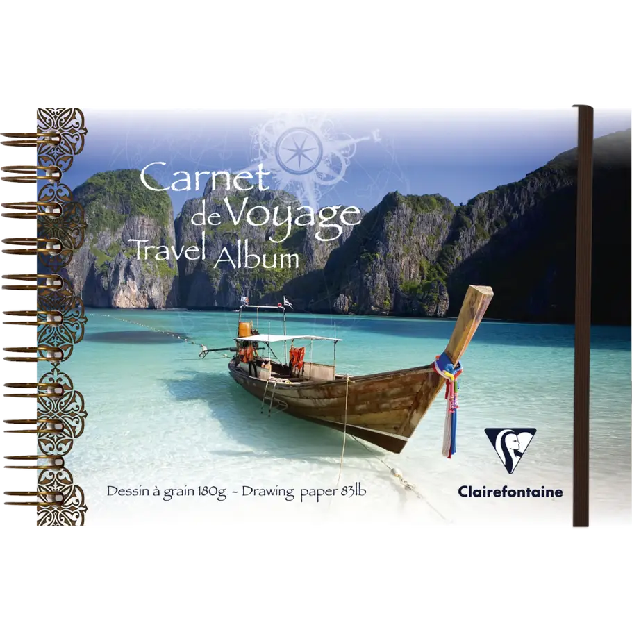 A5 180g Spiraalgebonden Tekenblok 30 vel Clairefontaine