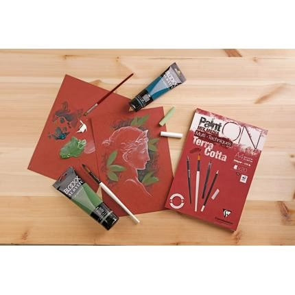 Paint-On A2 20 vel Terra cotta 250gr Clairefontaine