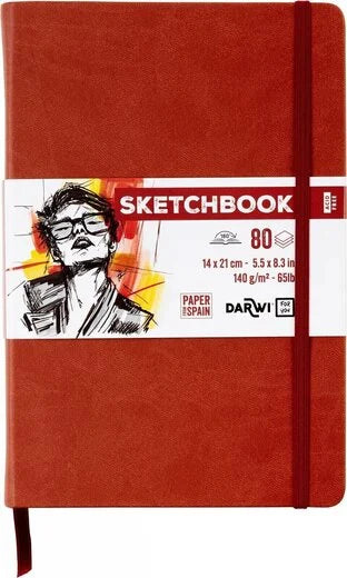 Set Potloden Staedtler Mars Lumograph x6 8B-HB met Darwi Schetsboek A5