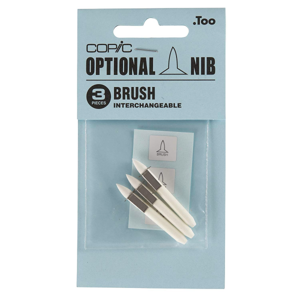 Copic Markerpunten Brush Nib (3st) Voor Copic Classic